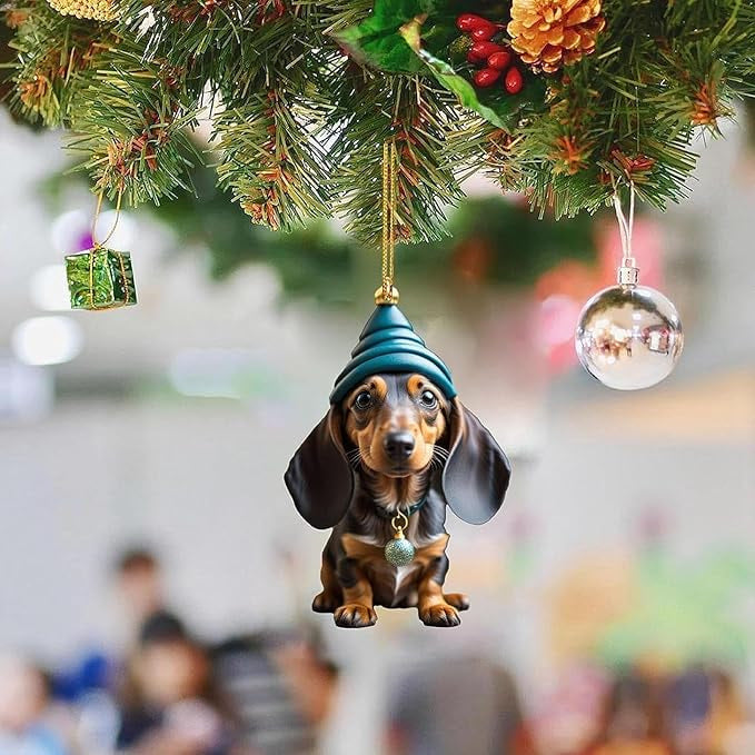 ⏳🔥 TIDSBEGRÄNSAT ERBJUDANDE: 50 % RABATT! ⏰🎄 Julgransprydnader med valpmotiv 🐕🎁