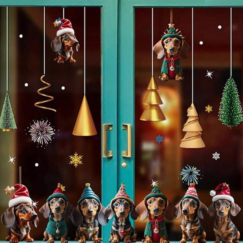 ⏳🔥 TIDSBEGRÄNSAT ERBJUDANDE: 50 % RABATT! ⏰🎄 Julgransprydnader med valpmotiv 🐕🎁