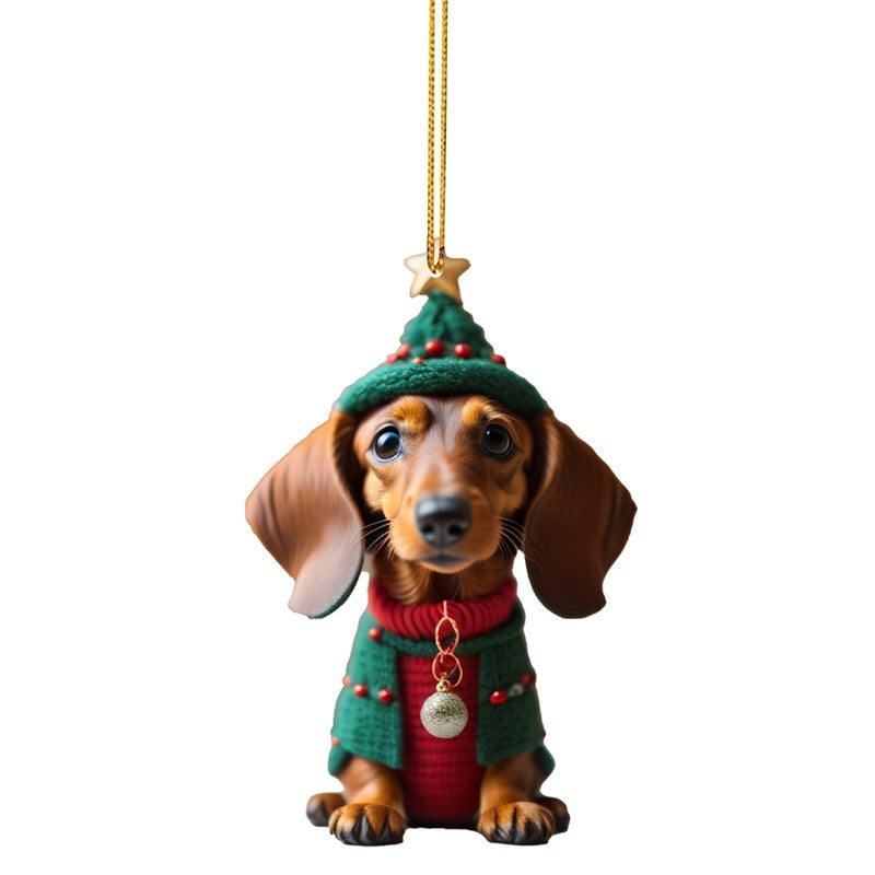 ⏳🔥 TIDSBEGRÄNSAT ERBJUDANDE: 50 % RABATT! ⏰🎄 Julgransprydnader med valpmotiv 🐕🎁