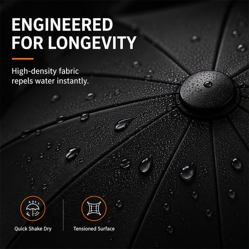 ☔ 50% RABATT NU! Extra Large Windproof Folding Umbrella– perfekt för familjen och pendlare ✨