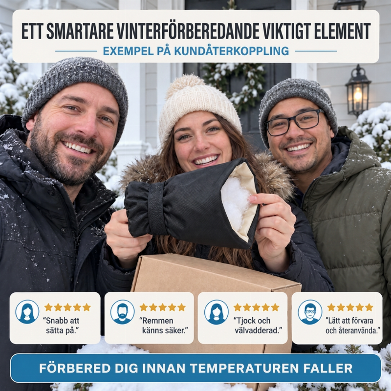 🚰❄️【Frostskydd för utomhuskranar】—— Ett skydd som håller värmen, så att vattenledningarna inte spricker under den kalla vintern!